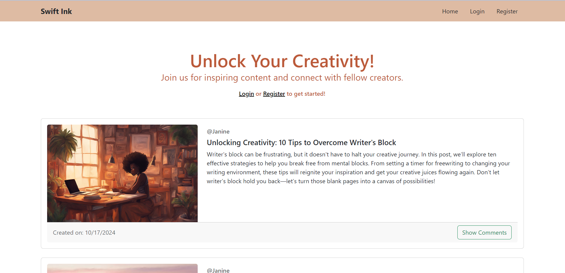 Blog Application Project